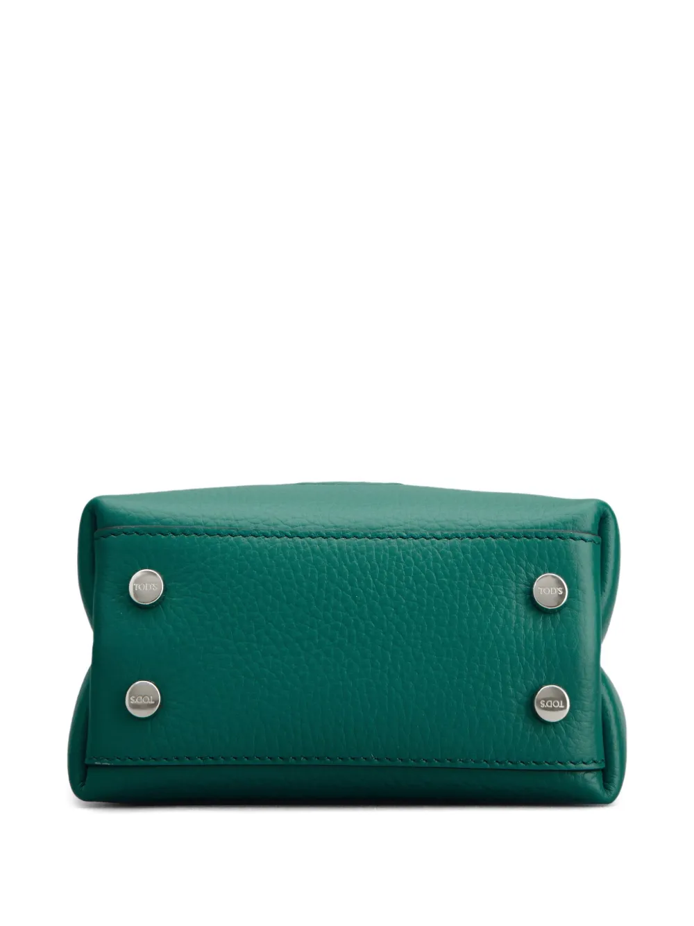 Tod's T-logo bucket-tas met kiezelkorrel Groen