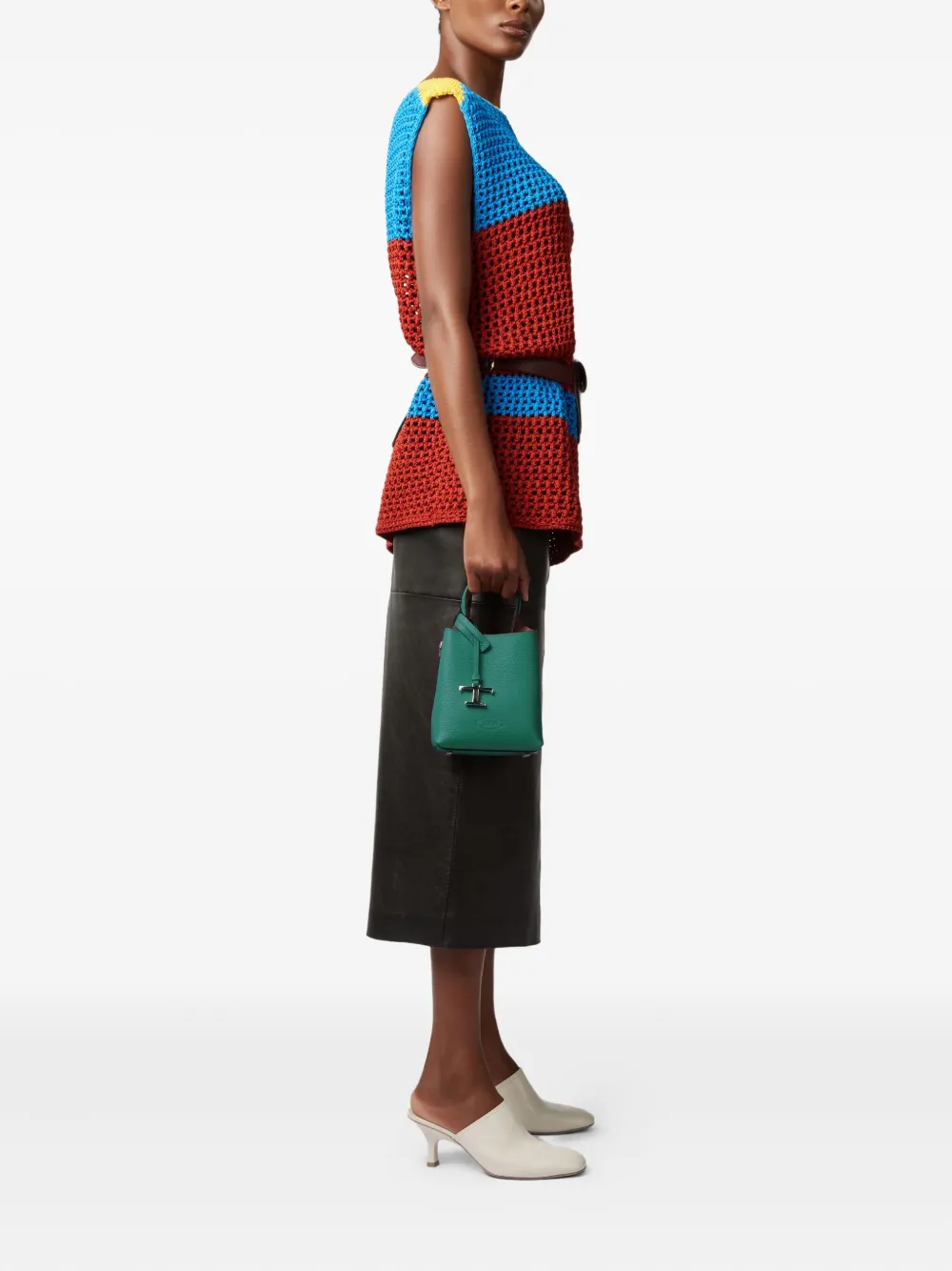 Tod's T-logo pebble-grain bucket bag | Image 2