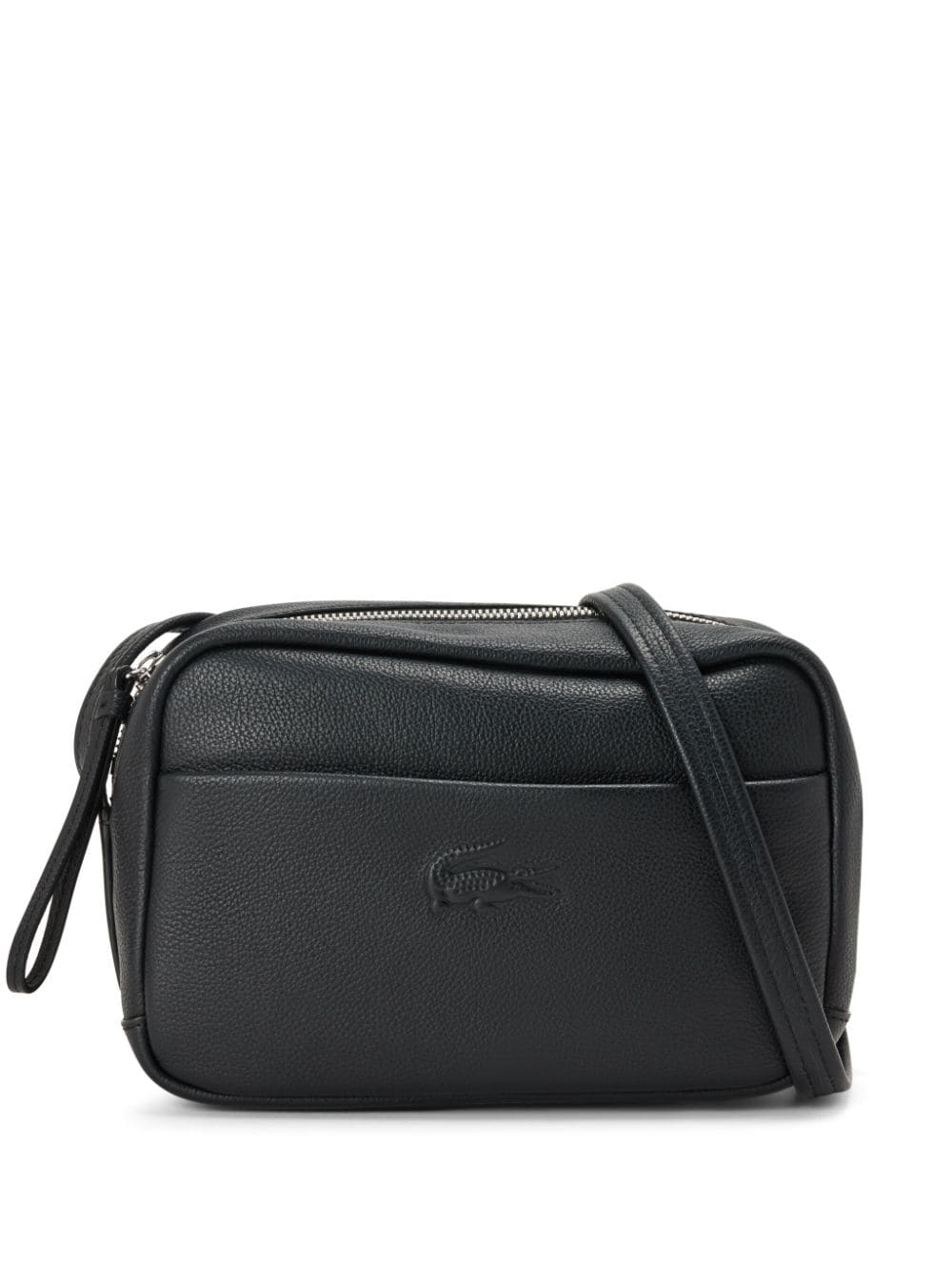 Lacoste Crossover Shoulder Bag In Black