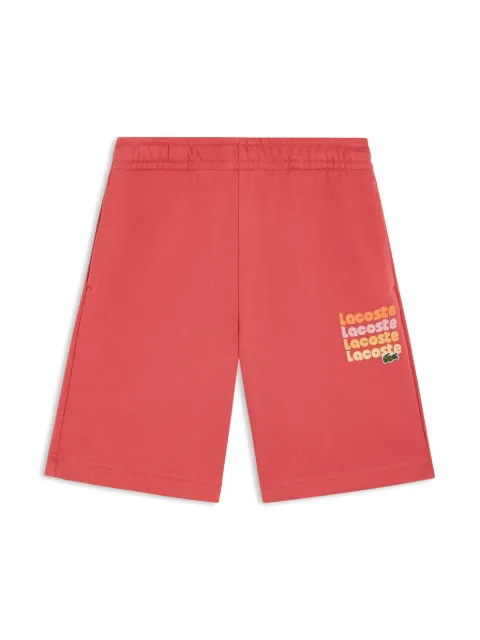 Lacoste shorts deportivos con logo estampado