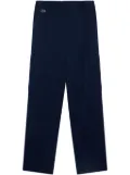 Lacoste elasticated-waist trousers - Blue