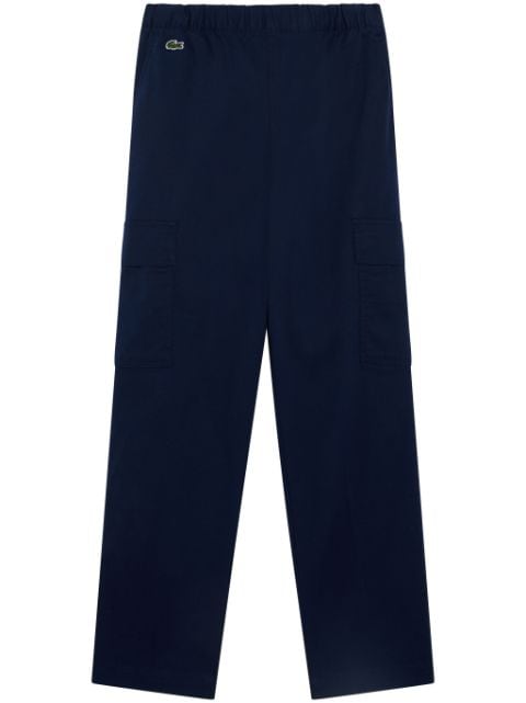 Lacoste elasticated-waist trousers