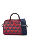 Lacoste Lora graphic-print shoulder bag - Blue