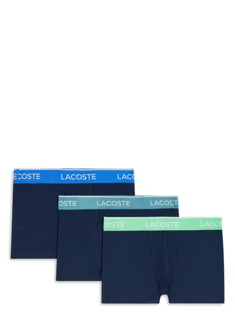 Lacoste logo-waistband boxers (pack of three)
