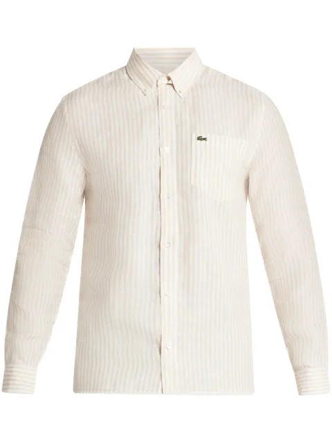 Lacoste striped linen shirt