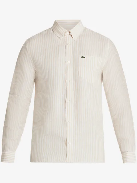 Lacoste striped linen shirt