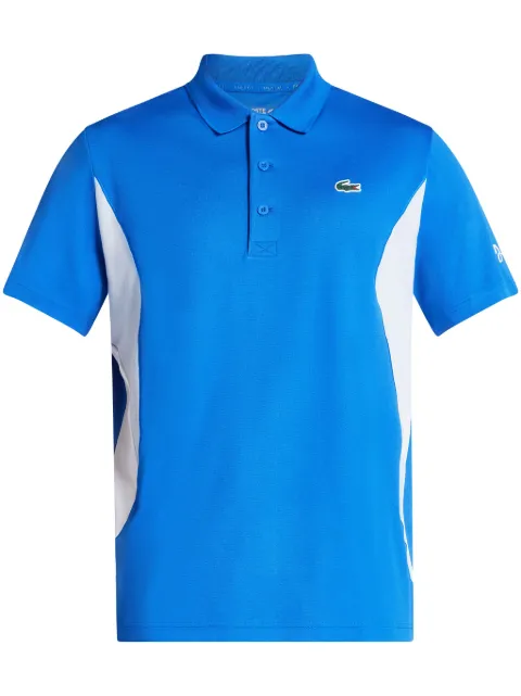 Lacoste x Novak Djokovic logo-embroidered polo shirt