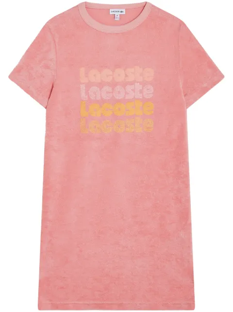 Lacoste logo-print T-shirt dress