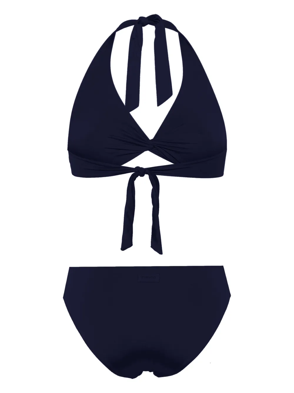 Fisico twisted triangle bikini - Blauw