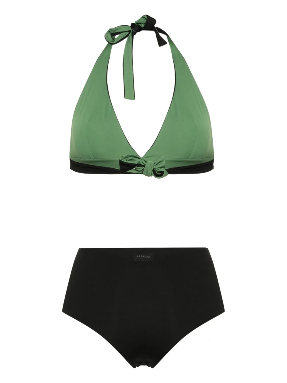 Fisico reversible high-rise bikini - Zwart