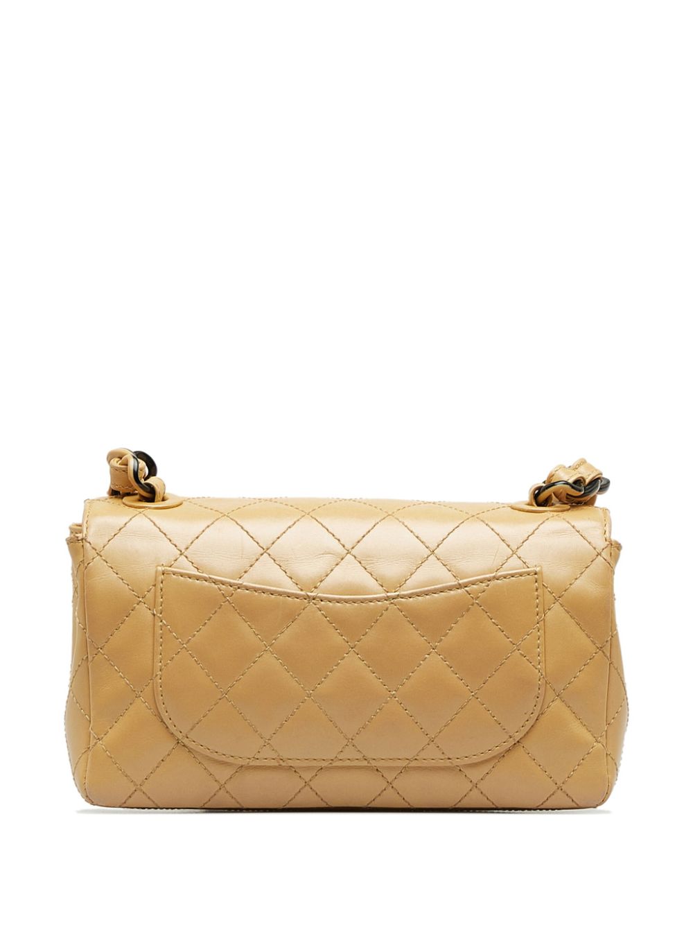 CHANEL Pre-Owned 2000-2002 small Classic Flap shoulder bag - Beige