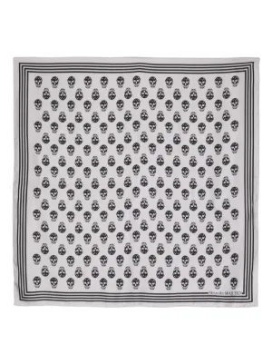 Alexander McQueen skull print Silk Scarf Farfetch