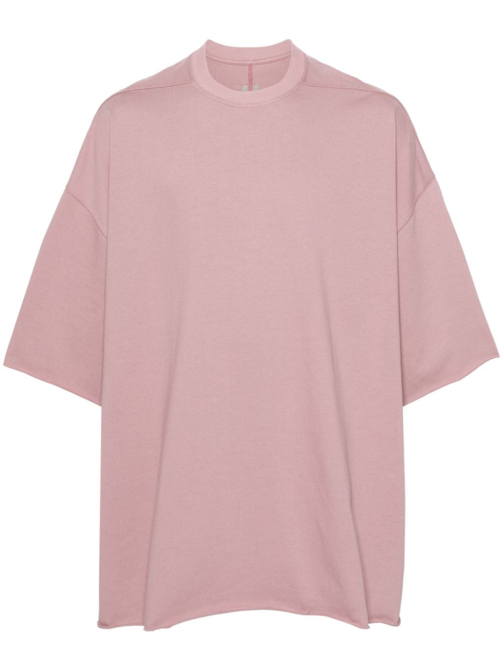 Rick Owens Tommy T Cotton T-shirt In Pink
