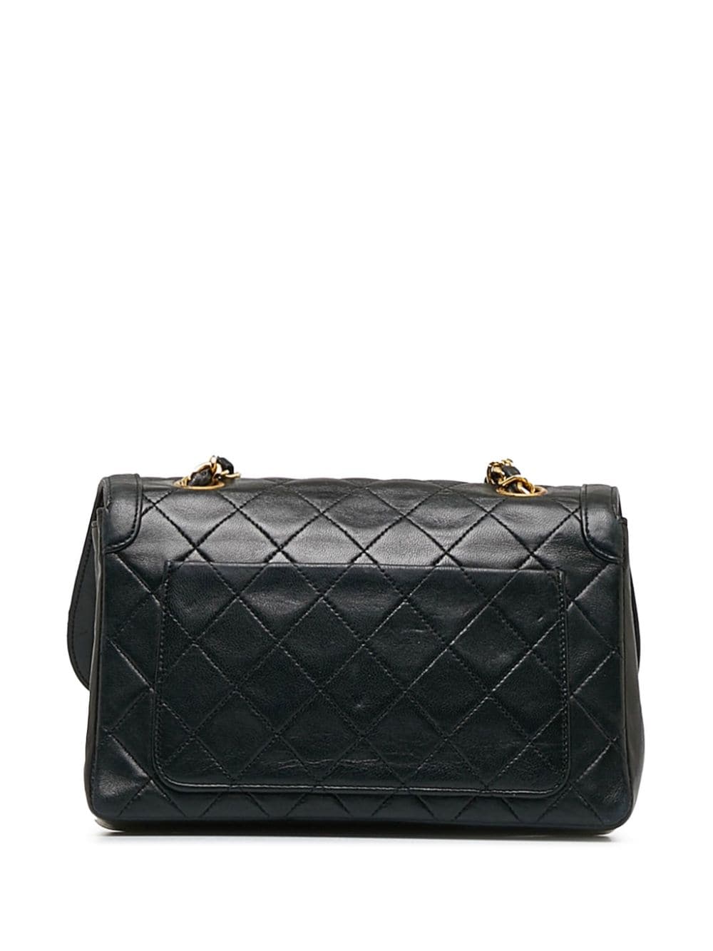 CHANEL Pre-Owned 1989-1991 CC diamond-quilted shoulder bag - Zwart