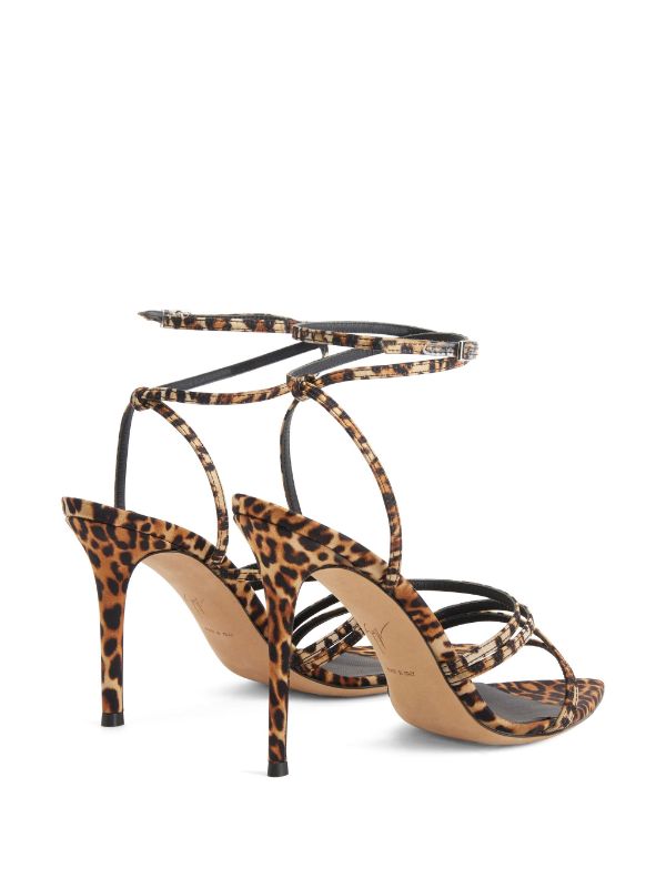 Sandalen met fashion dierenprint