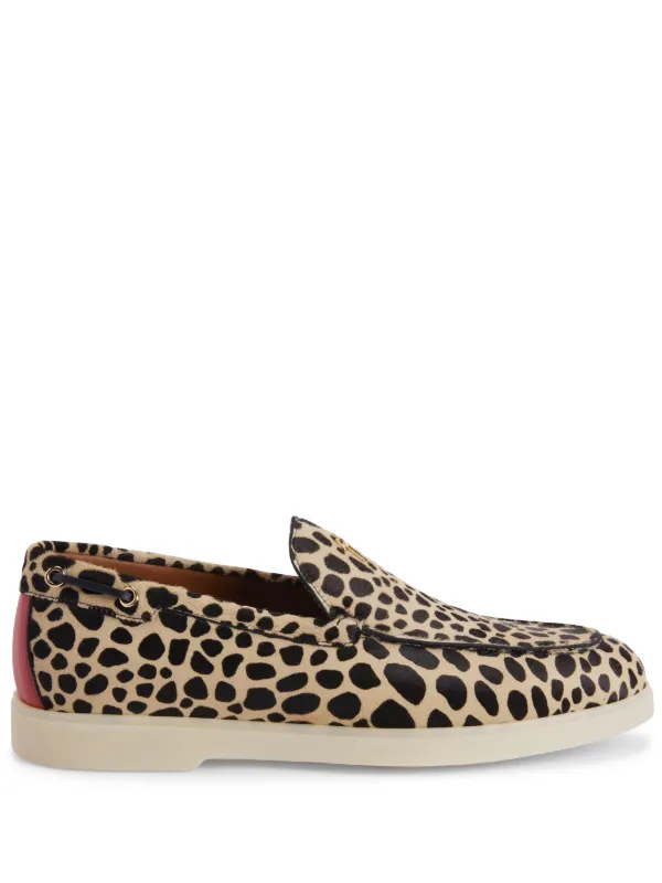 Giuseppe Zanotti The Maui leopard-print Loafers Neutrals