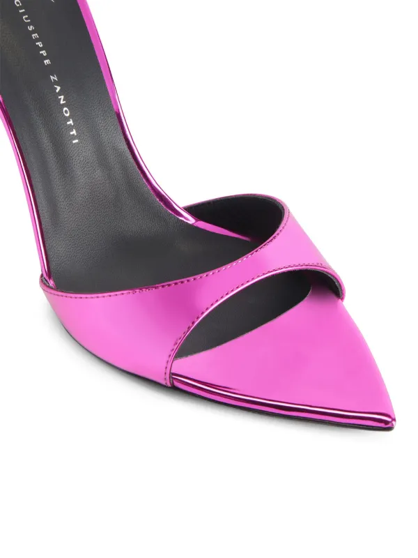 Giuseppe Zanotti Intriigo 100mm Patent Leather Sandals