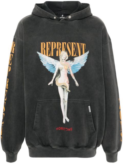 Represent Reborn graphic-print hoodie