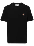 Maison Kitsuné Fox-motif cotton T-shirt - Black