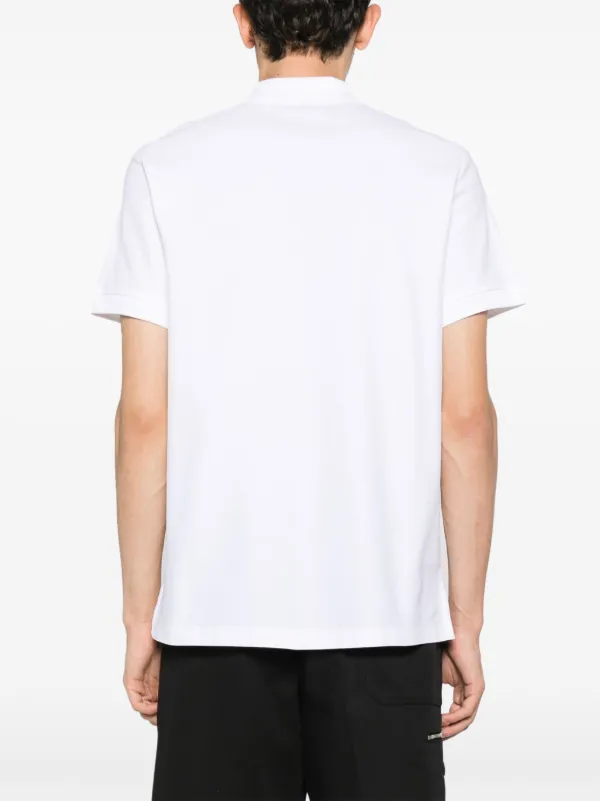 Burberry logo-embroidered Polo Shirt | White | FARFETCH NO