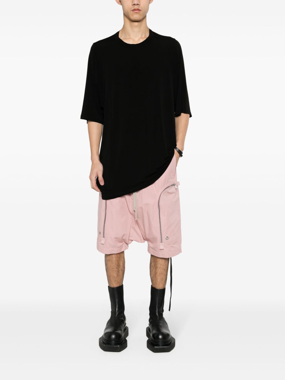 Rick Owens T-shirt met ronde hals Zwart