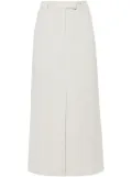 Brunello Cucinelli Fluid twill maxi skirt - Neutrals