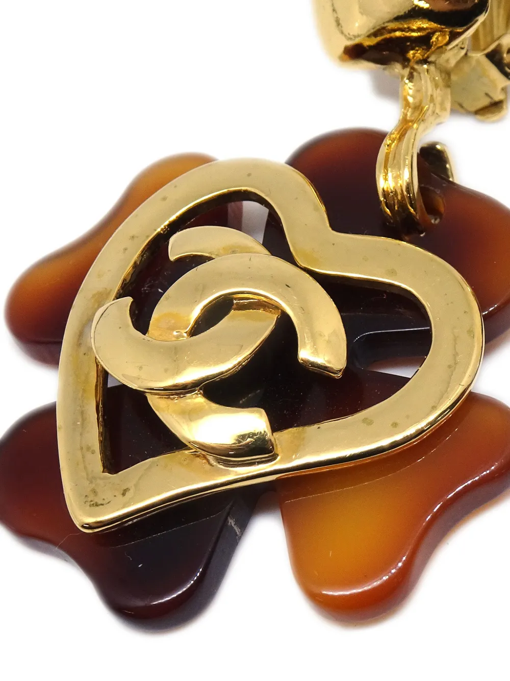 CHANEL Pre-Owned 1995 CC oorclips - Goud