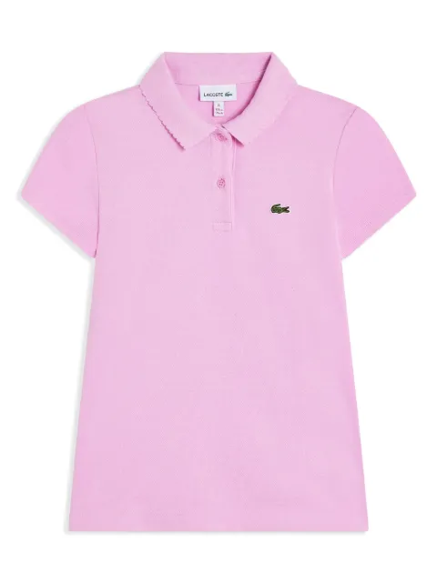 Lacoste logo-embroidery cotton polo shirt