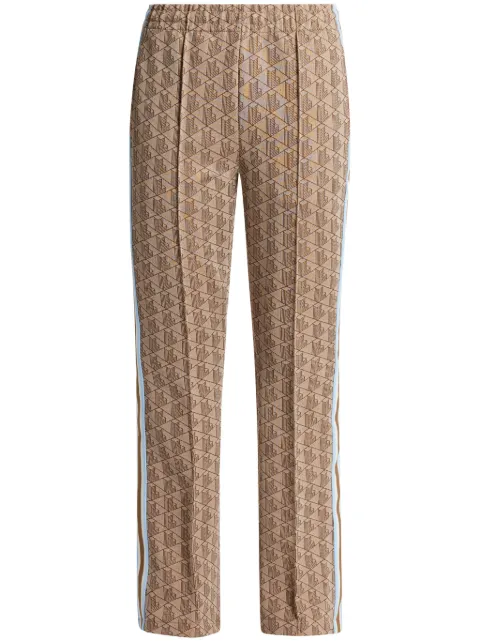 Lacoste monogram-pattern track pants