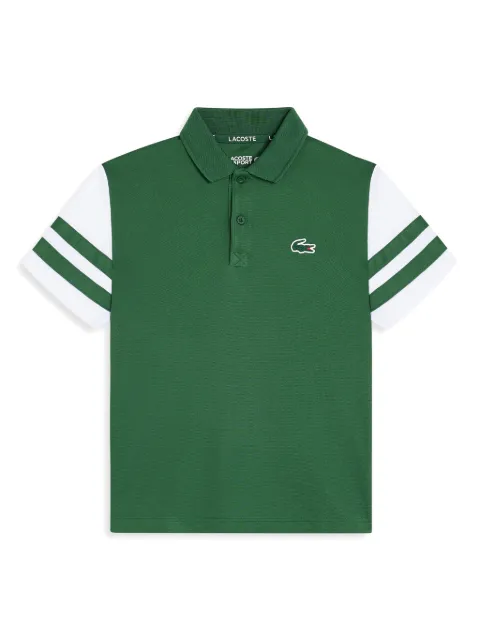 Lacoste contrast-stripe polo shirt