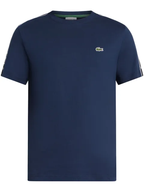 Lacoste logo-tape jersey T-shirt