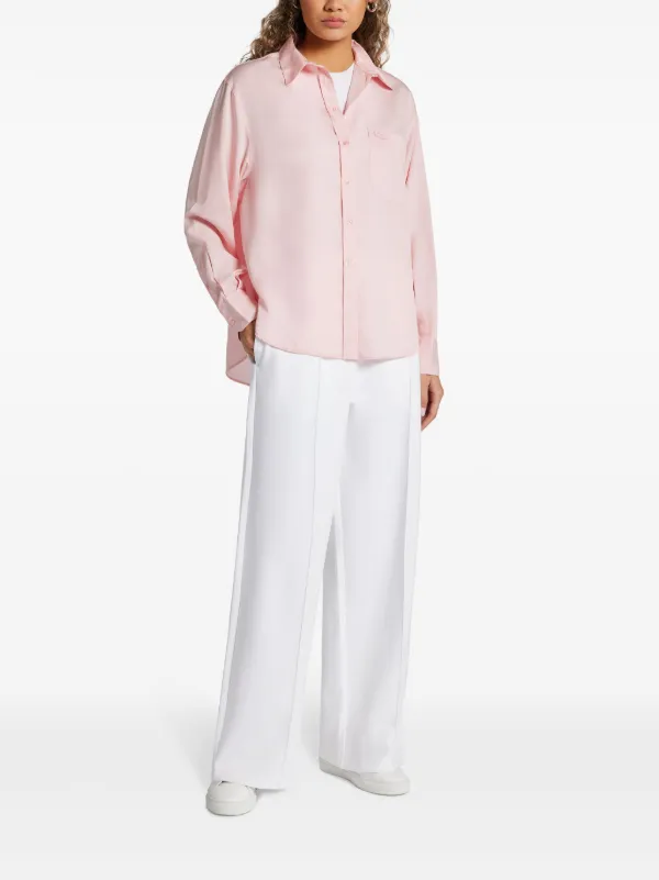 Lacoste wide-leg Track Pants | White | FARFETCH