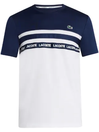 【国内発送】◇Lacoste◇ロゴＴ-shirt ホワイト/ネイビー 国内発送】◇Lacoste◇ロゴT-shirt ホワイト/ネイビー