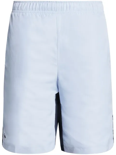 Lacoste logo-stripe elasticated shorts