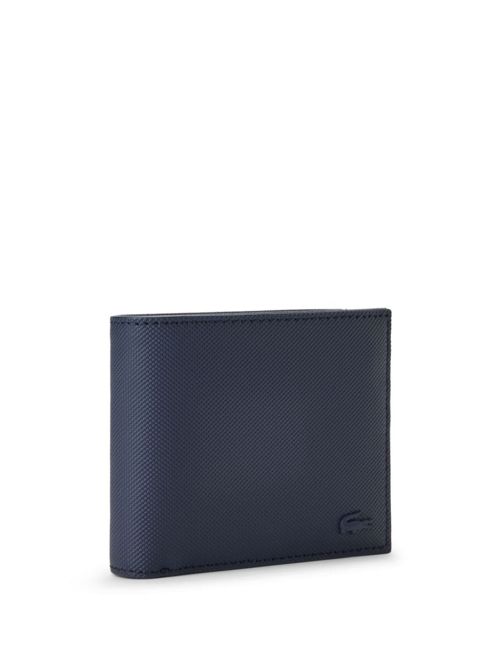 Shop Lacoste Logo-appliqué Bifold Wallet In Blue