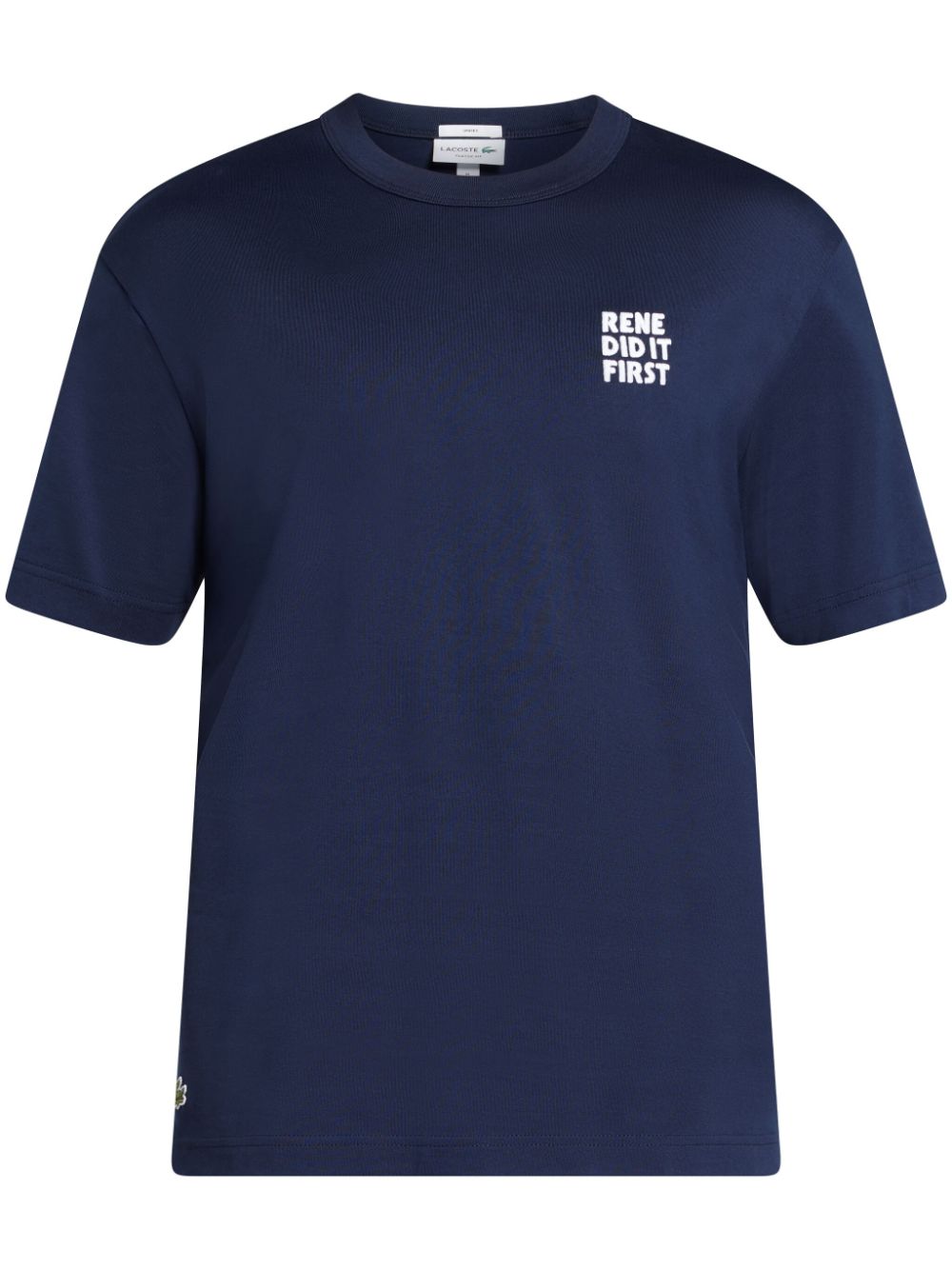 Lacoste Katoenen T-shirt Blauw