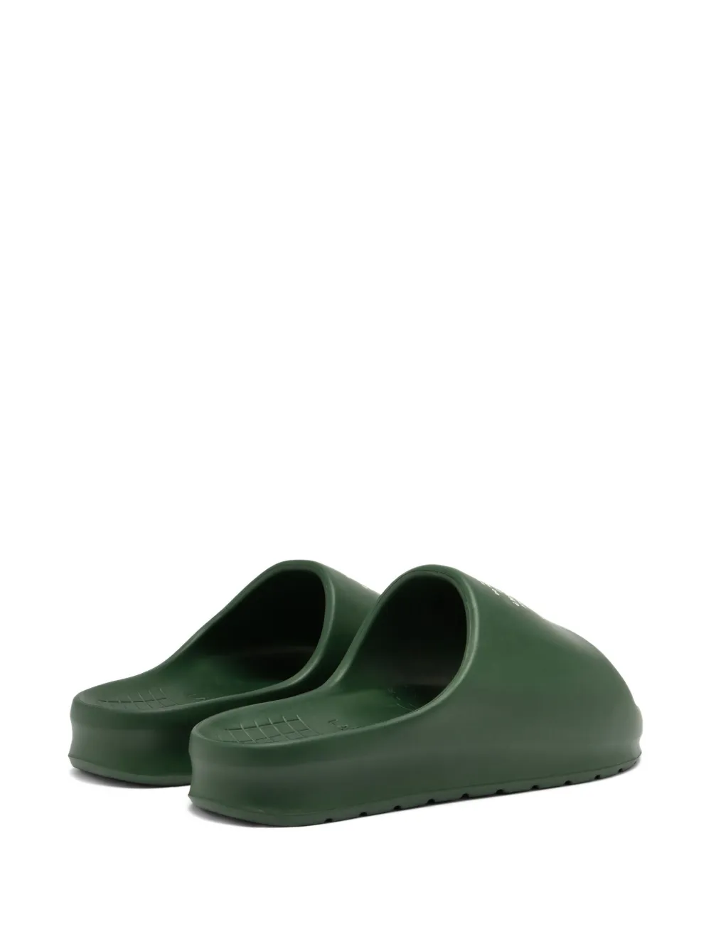 Lacoste Serve Logo-plaque Slide In Green