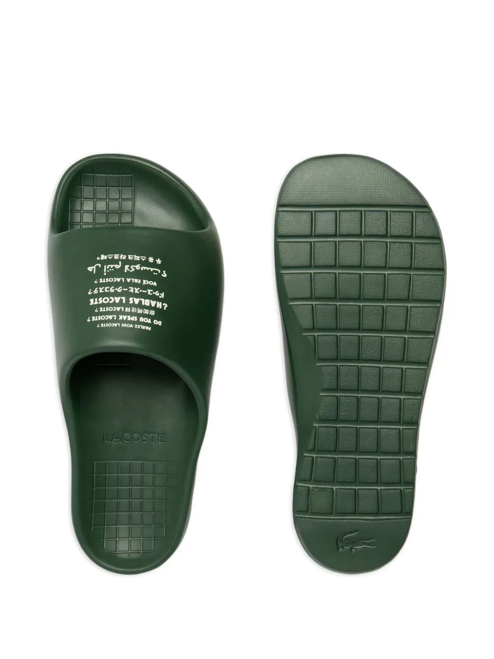 Lacoste Serve 2.0 badslippers Groen