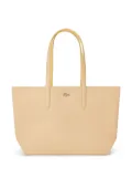 Lacoste logo-plaque tote bag - Neutrals