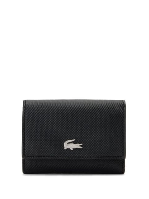 Lacoste logo-plaque tri-fold wallet
