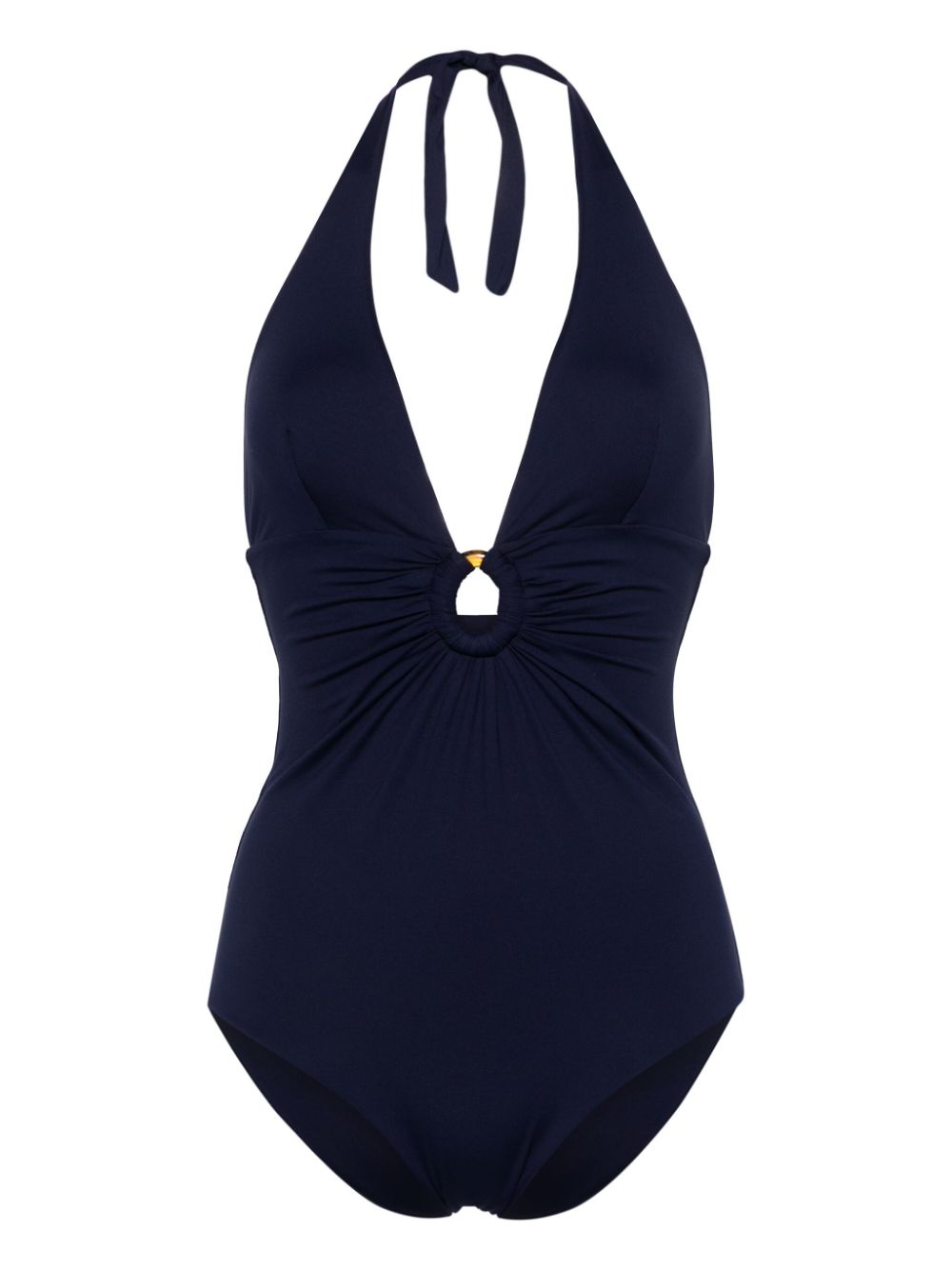 Shop Fisico Ring-embellished Swimsuit In Blue