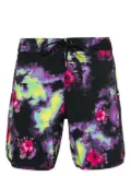 Oakley Floral Splash 19 floral-print swim shorts - Black