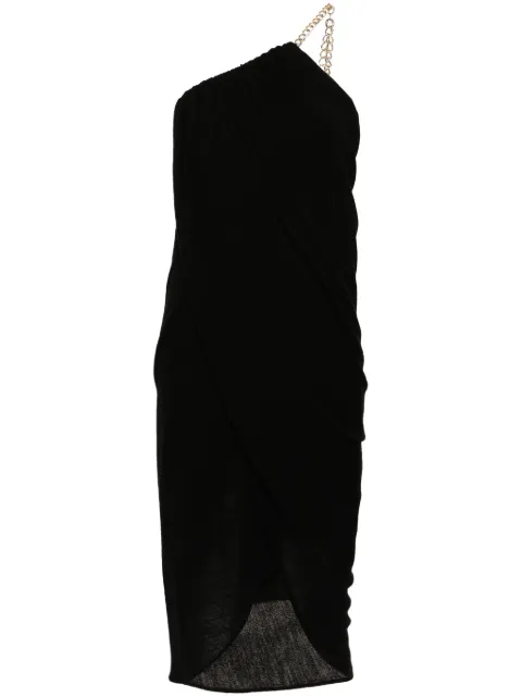 Chloé one-shoulder wool midi dress