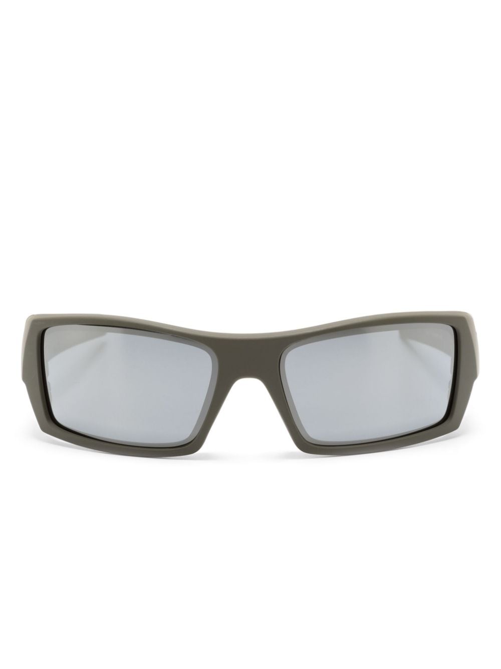 Oakley Gascan Biker-frame Sunglasses In 绿色