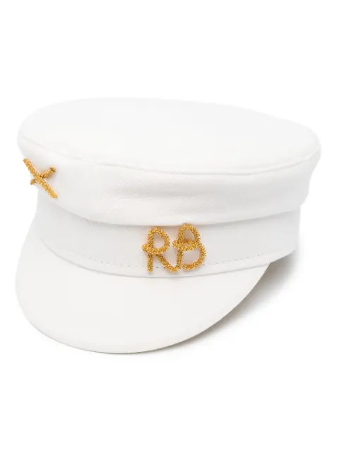 Ruslan Baginskiy logo-appliqué baker boy hat