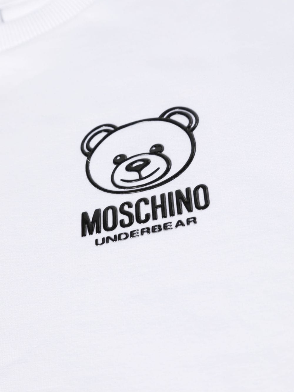 Shop Moschino Teddy Bear-appliqué Sweatshirt In White