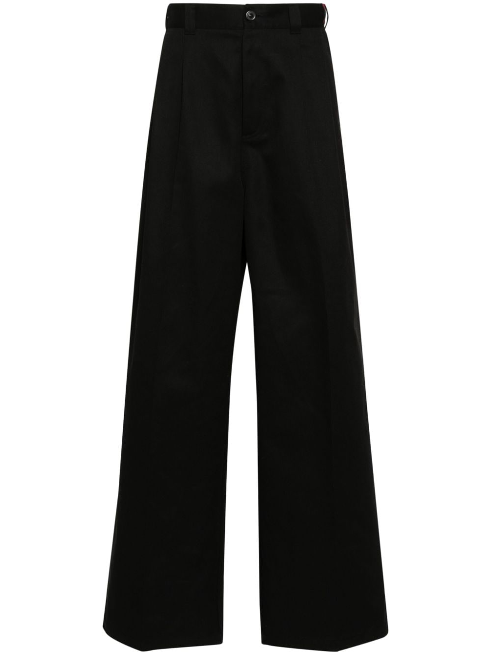 panelled-design trousers