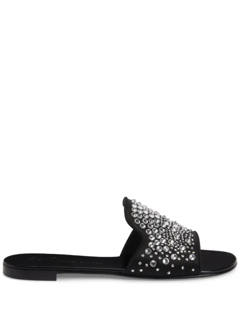 Giuseppe Zanotti Andromedha rhinestone-embellished satin sandals