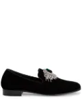 Giuseppe Zanotti Euphemiee velvet loafers - Black