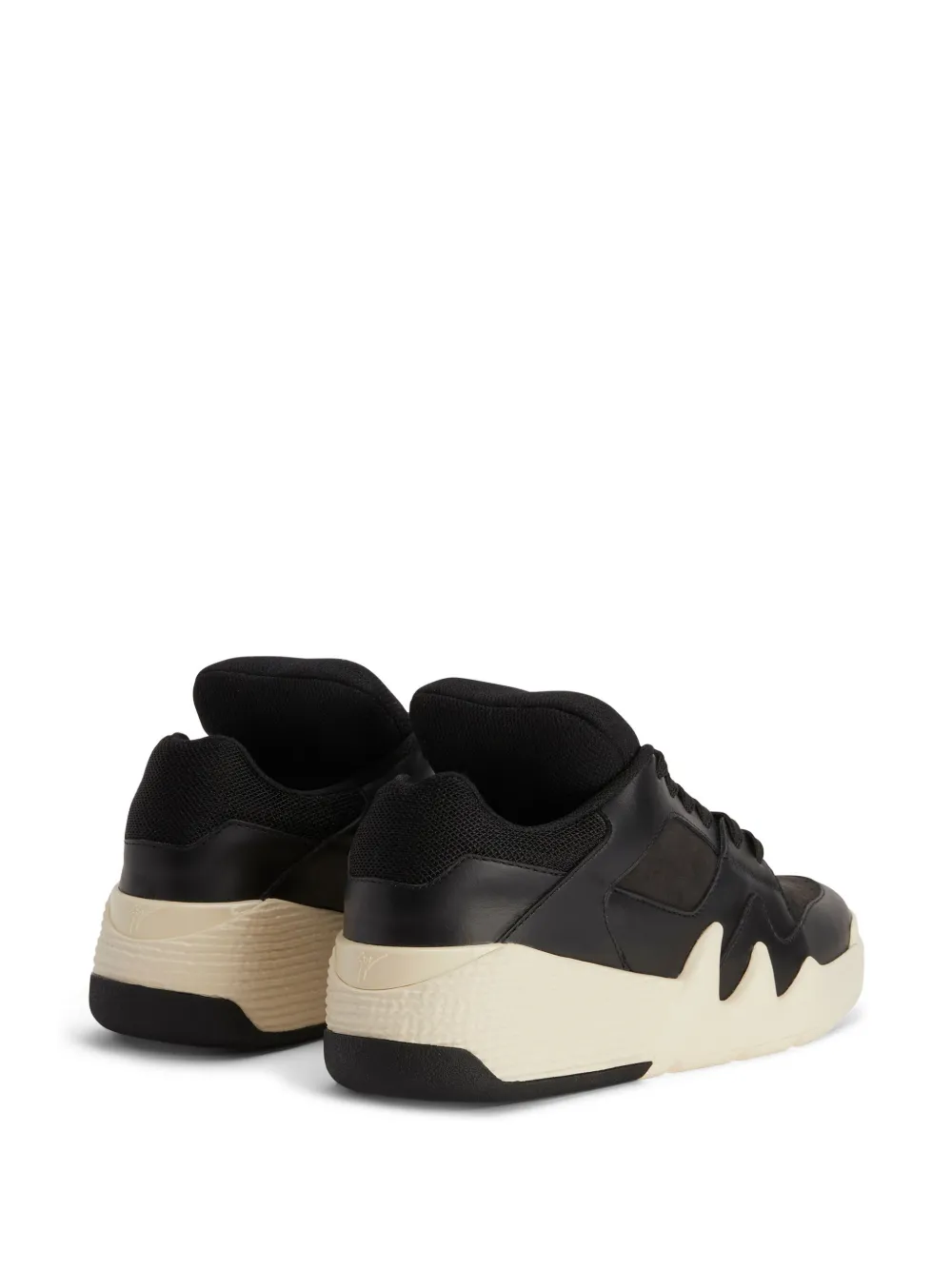 Giuseppe Zanotti Talon leren sneakers Zwart